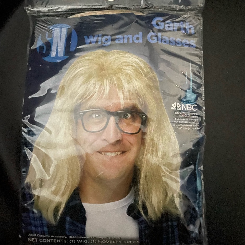 Garth Wig for Halloween